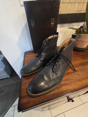 La Milano Patina Collection Mens Leather Blue Oxford Wingtip  display picture 2