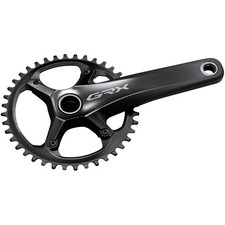 Shimano GRX FC-RX810-1 Crankset - 175mm, 11-Speed, 40t, Black IFCRX8101EXB0