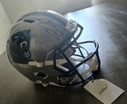 Steve Smith Sr Panthers Signed Speed Full Size Helmet Replica Radtke Coa Rare — photo 2