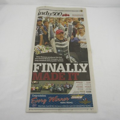 2013 May 27, Monday Indianapolis Star Newspaper Indy 500 Extra Section C Only