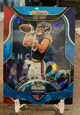 COLE KMET 2025 PANINI PRIZM GLOBAL REACH BLUE ICE CHICAGO BEARS /99 Q2091