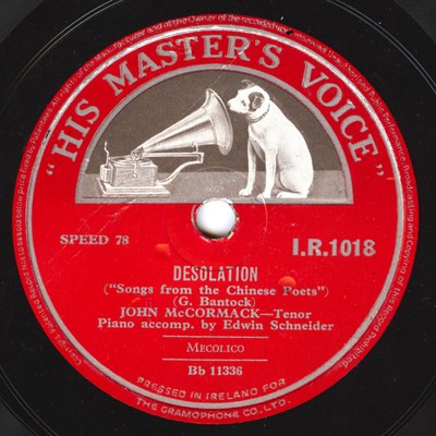 John McCormack  - Desolation / A Dream Of Spring (Shellac, 10'', RE)