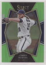 2022 Panini Select Premier Level Neon Green Prizm 80/99 Corbin Burnes #158 0q1p