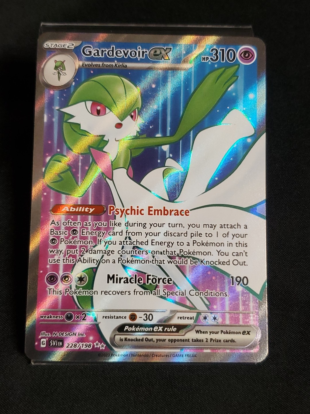 Gardevoir ex 228/198 Sv01: Scarlet & Violet Base Set Holo MINT EXCELLENT 