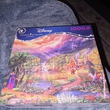 Disney Thomas Kinkade Snow White 1000 Piece Jigsaw Puzzle Classic Disney Puzzle