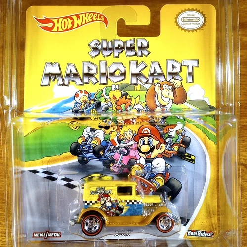 Hot Wheels Premium Pop Culture Super Mario Bros. Kart A-OK Real Riders 2015
