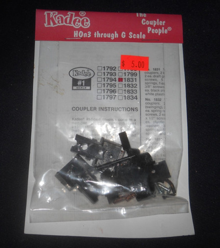 1 par de acopladores Kadee #1831 escala #1 nuevos de stock | Zustand: New