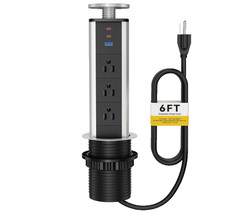 Pop Up Electrical Outlet, Recessed Power Stri...