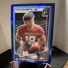 Panini Donruss Optic Graham Mertz Rookie Blue Prizm #259 - Texans Football 2025