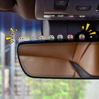 51 PCS Colorful Soot Sprite Car Decor Rearview Mirror Accessories Ornament
