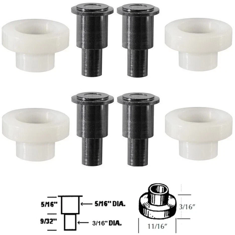 6 WINDOW REGULATOR ROLLERS FOR ALL 1964-72 GM -CAMARO FIREBIRD NOVA CHEVELLE +++ - Image 4 of 4