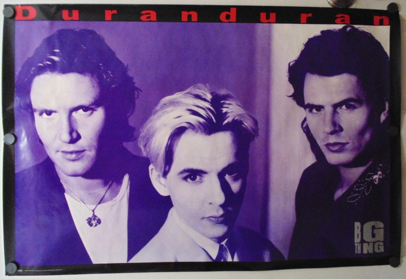DURAN DURAN 1988 BIG THING ORIGINAL PROMO ONLY POSTER for LP CD SIMON LE BON