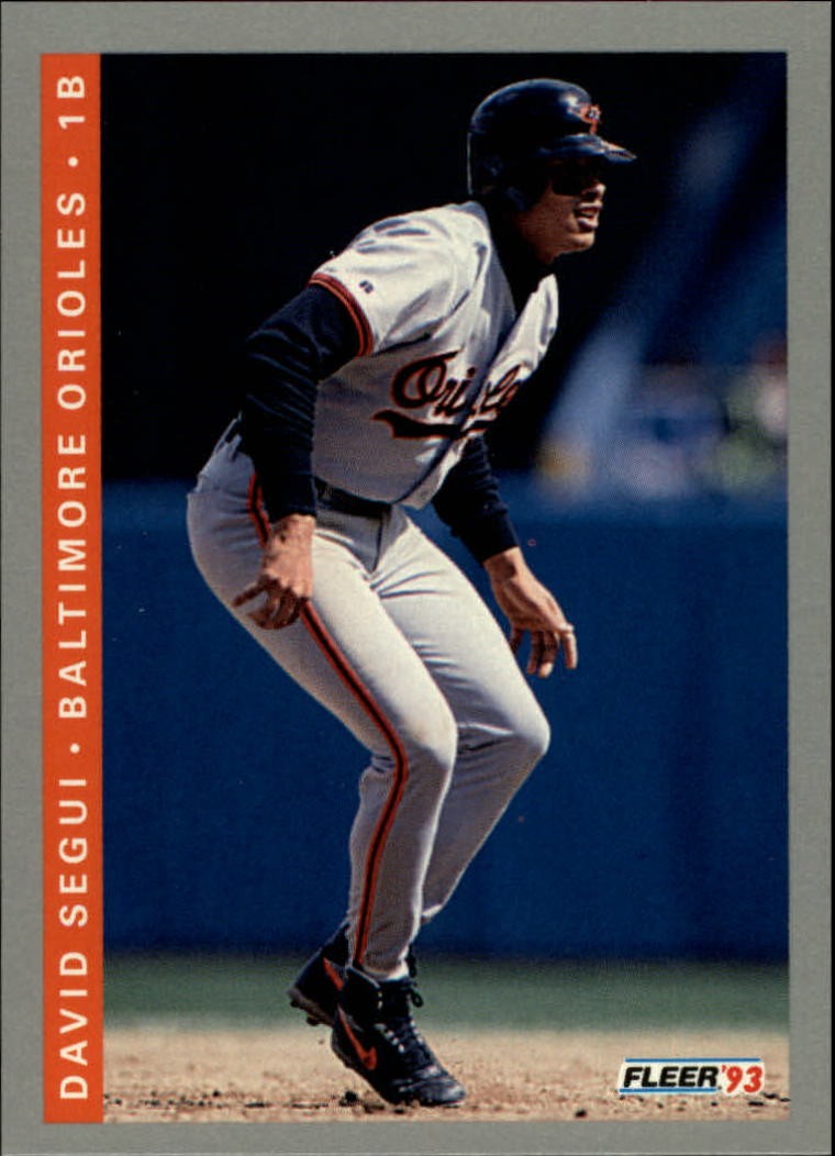 1993 Fleer #175 David Segui - BB