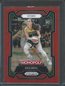 2024 Panini Prizm Monopoly WNBA - Nika Muhl #4 Red Prizm /99 (RC)