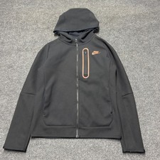Nike Tech Fleece Full Zip Hoodie Black Boys Large DJ5494-010 Sweatshirt