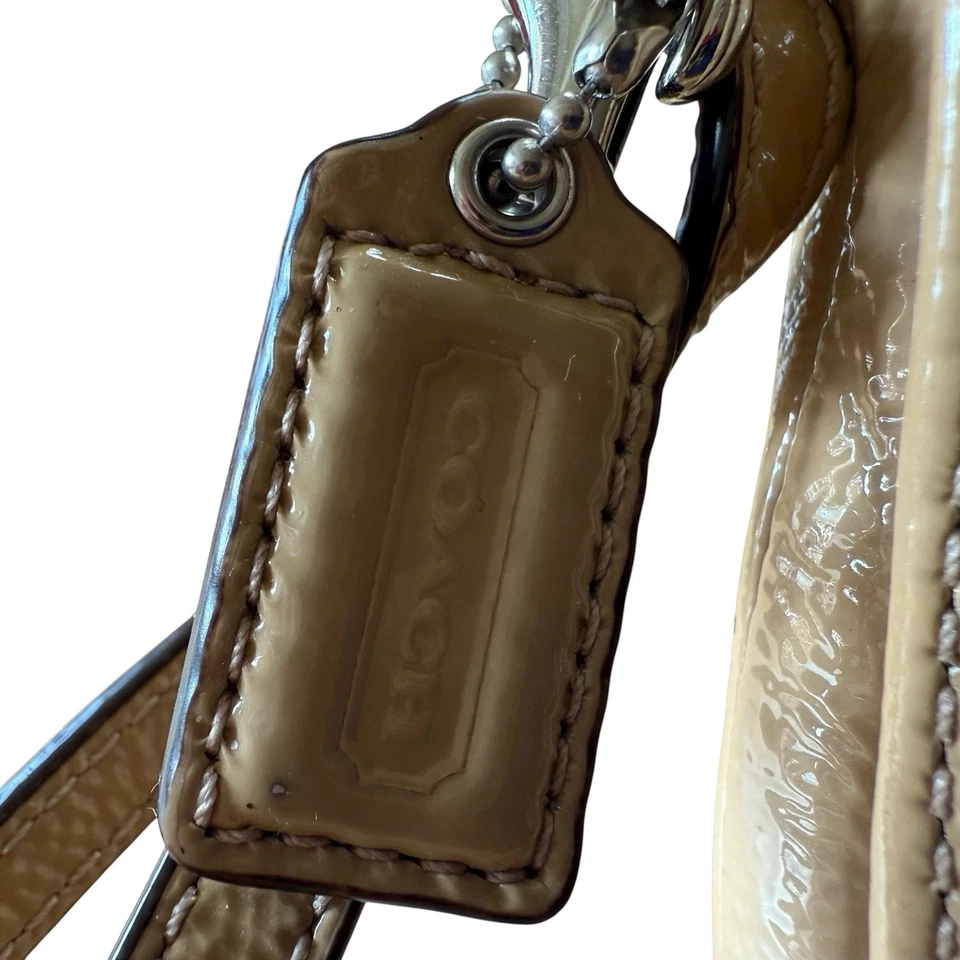 Coach Ashley замазка кошелек с ремешком Дамская сумка застежки фиолетовый интерьер - Изображение 3 из 4