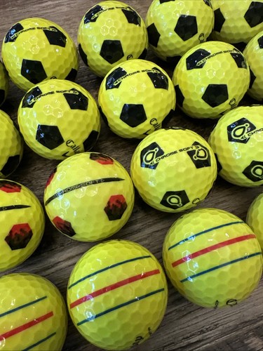 20 Callaway Chrome Soft Yellow Truvis Triple Track TruTrack Golf Balls 4A (AAAA) - Picture 9 of 18
