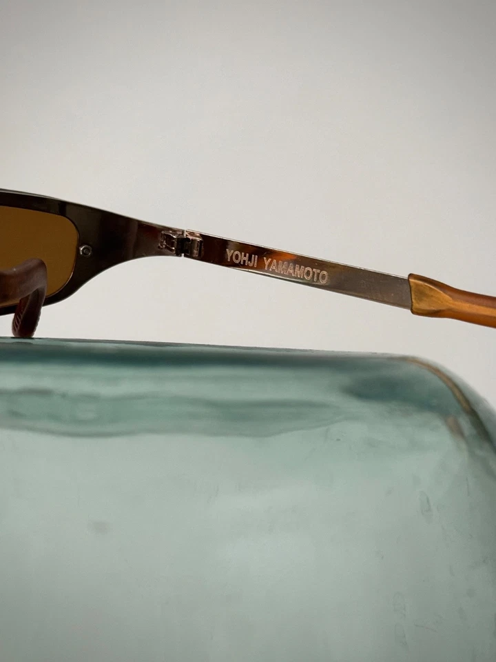 Vintage 00s Yohji Yamamoto Rimless Rectangular Sunglasses - Image 4 of 4