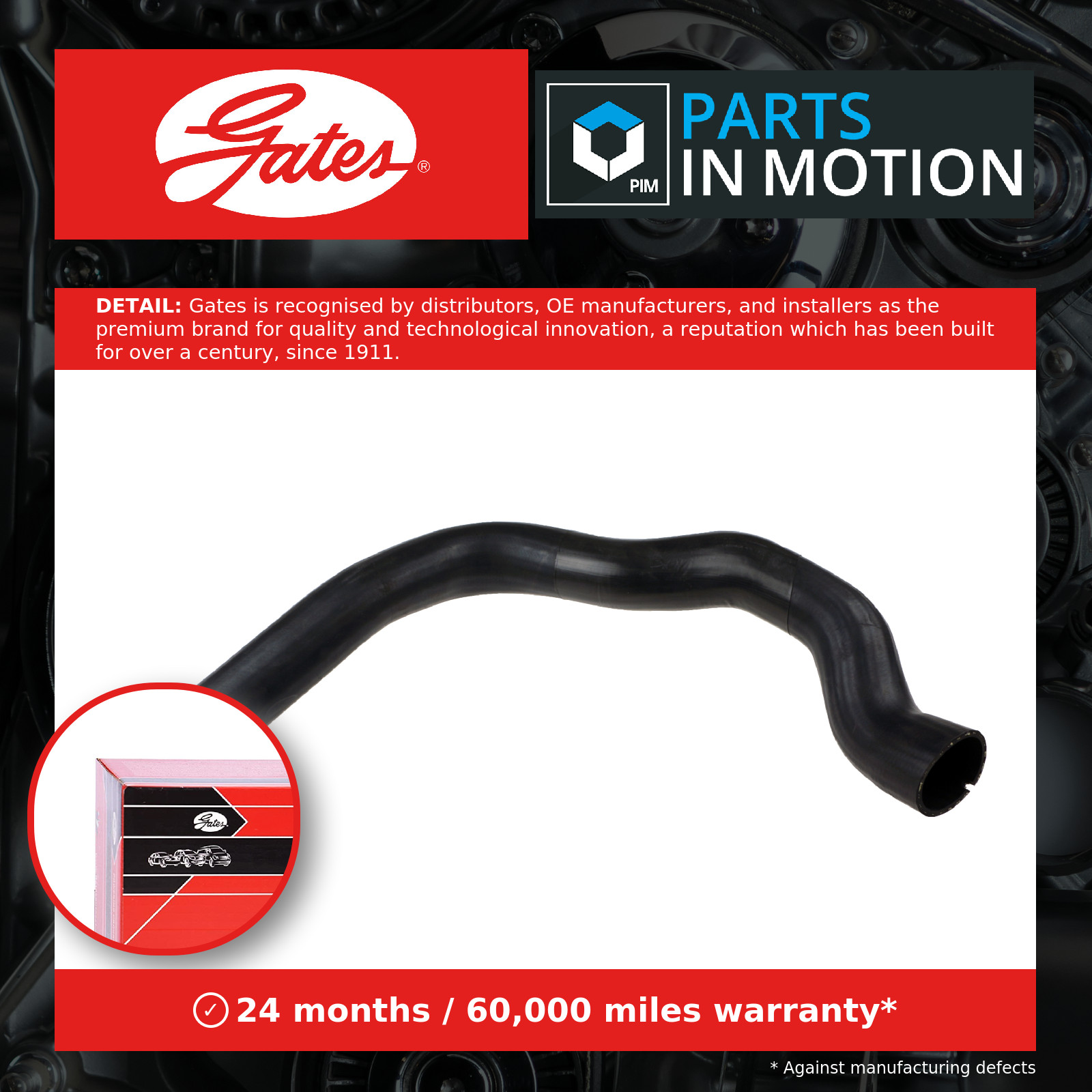 GATES 09-0445 Charger Air Hose for ALFA ROMEO - Image 12