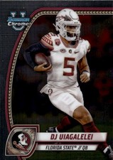 2024 Bowman University Chrome DJ Uiagalelei #48 Florida State Seminoles 27E