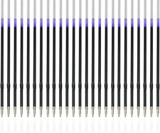 50 Pieces Ballpoint Refill Medium Point 1Mm Black Ink Replaceable-Length Can Cut