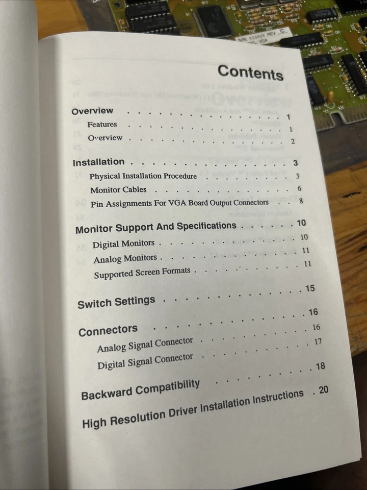 super vga video 8 16 bit MDA CGA EGA Hurcules  ISA CARD OAK technology PC XT AT - Image 4 of 4