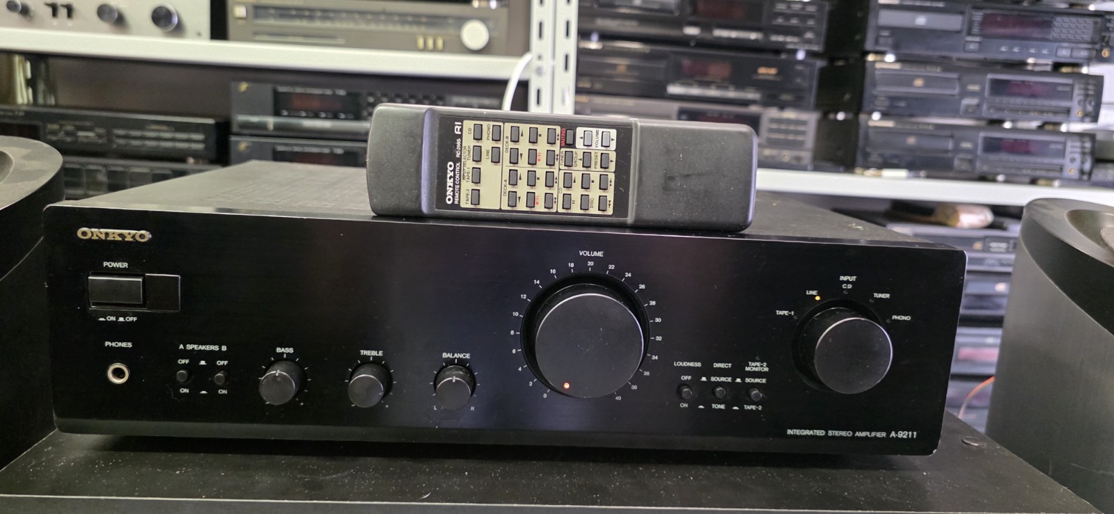 ONKYO AMPLIFICATORE A-9211 CON TELECOMANDO ORIGINALE