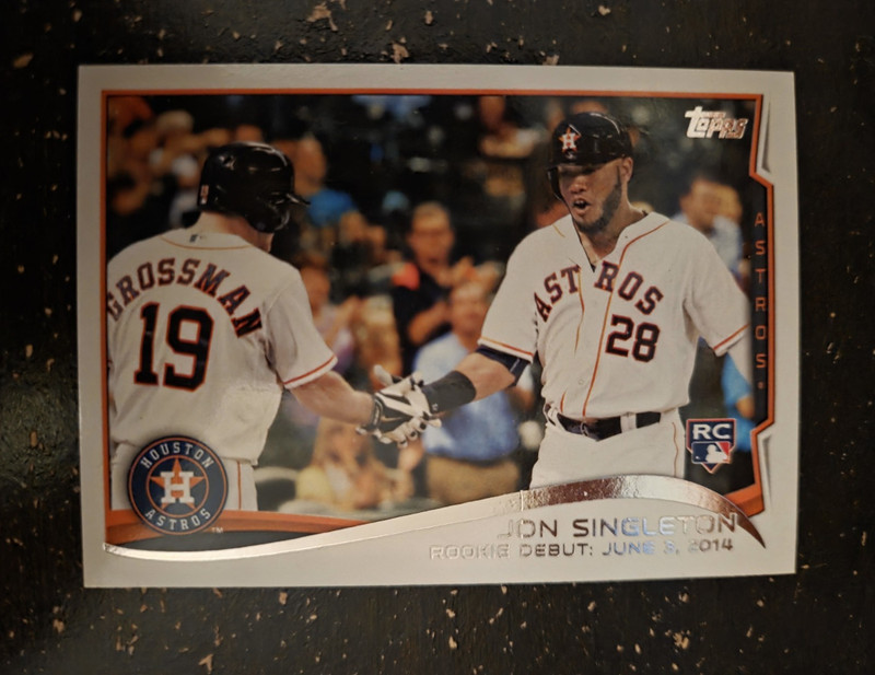 Topps 2014 Update Series Jon Singleton Houston Astros #US-88 Rookie Debut (33)