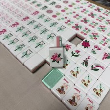 Luxury Green Crystal Acrylic American Mahjong...
