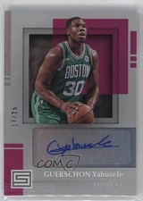 2017-18 Panini Status Signatures Pink 17/25 Guerschon Yabusele #SG-GYB Auto 5w5