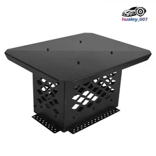 13" x 9" Chimney Cap Flue Caps Windproof Fireplace Chimney Cover Outside Black