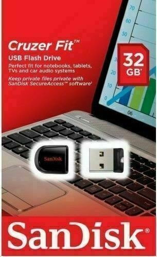 SanDisk USB Stick SDCZ33 Mini USB 2.0 16G 32G 64G Cruzer Flash Drive NEW - 第 2/6 張圖片