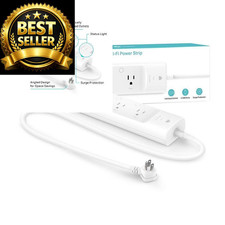 kasa smart Plug Power Strip KP303, Surge Protector with 3 Individually White