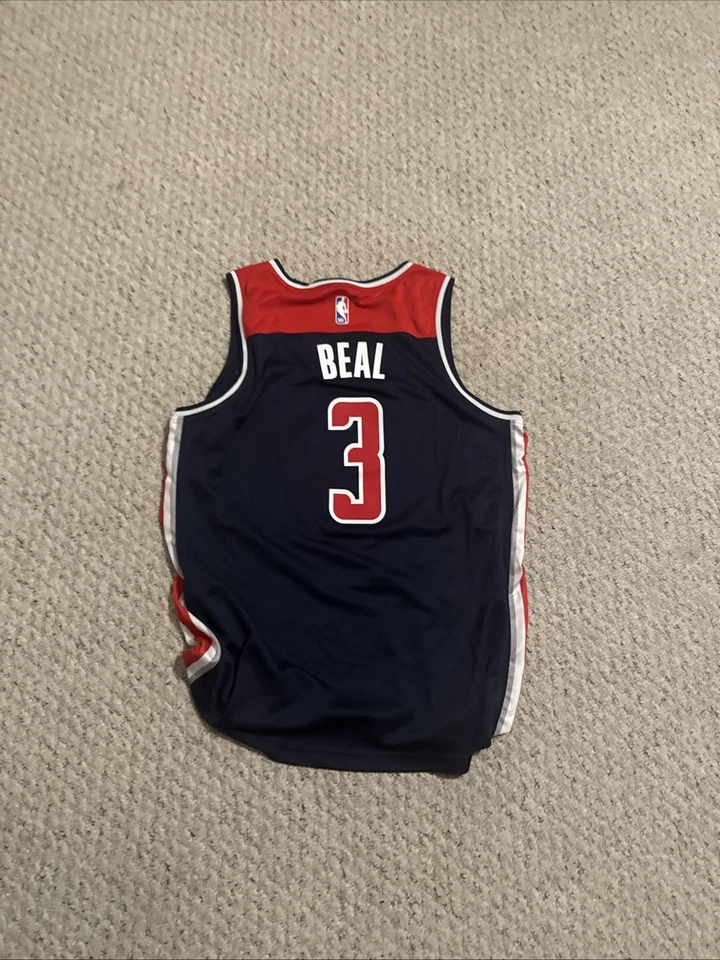 Camiseta deportiva de los Washington Wizards Bradley Beal #3 M L nueva con etiquetas azul fanáticos Foto 2 de 2