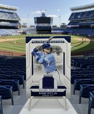 🔥2025 Panini National Treasures-Bobby Witt Jr. GGS-BW Game Gear Patch 22 /25