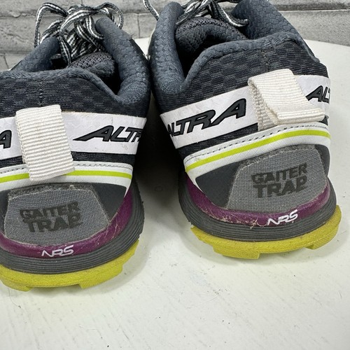 Altra Womens Lone Peak 2.0 Green Gray Trail Running Sneakers Shoes Size 8.5 - Imagen 2 de 9