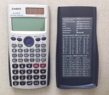 Casio FX-115ES Scientific Calculator w/Cover, Solar Battery Power, Reset-Works