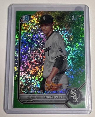 2022 Bowman Norge Vera Chrome Prospects Green Mini Diamond Refractor /99