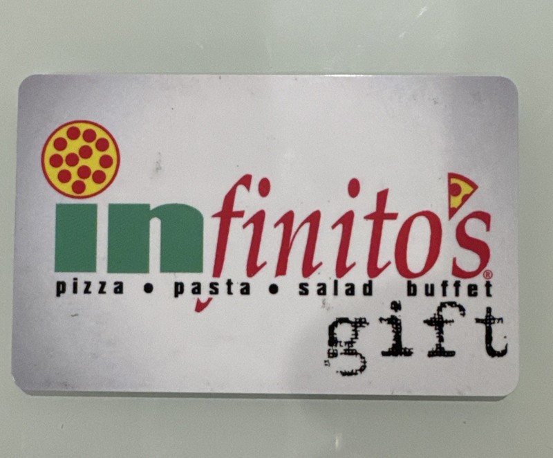 $30 Infiniti’s Pizza Restaurant Gift Card