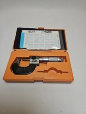 Mitutoyo 193-211 Outside Micrometer 0-1 in Mechanical 0.0001 in w/ Case