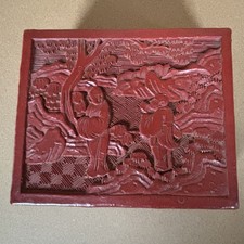 雕刻木盒在中式古董盒子| eBay