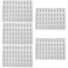  Set of 5 Gummibärchen Formen Silikon Eiswürfelform Tragen Gummibärchenform Aus