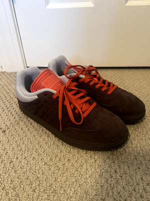 Size 8 - Dingyun Zhang x adidas Samba Brown Oxide
