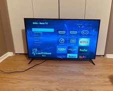 onn. Roku TV Flat Screen Black Smart TV, Netflix, HDMI Input