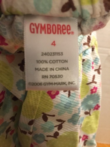 GYMBOREE GREEN APPLE PIQUE HALTER SUN DRESS GIRLS SIZE 4 - Picture 6 of 7