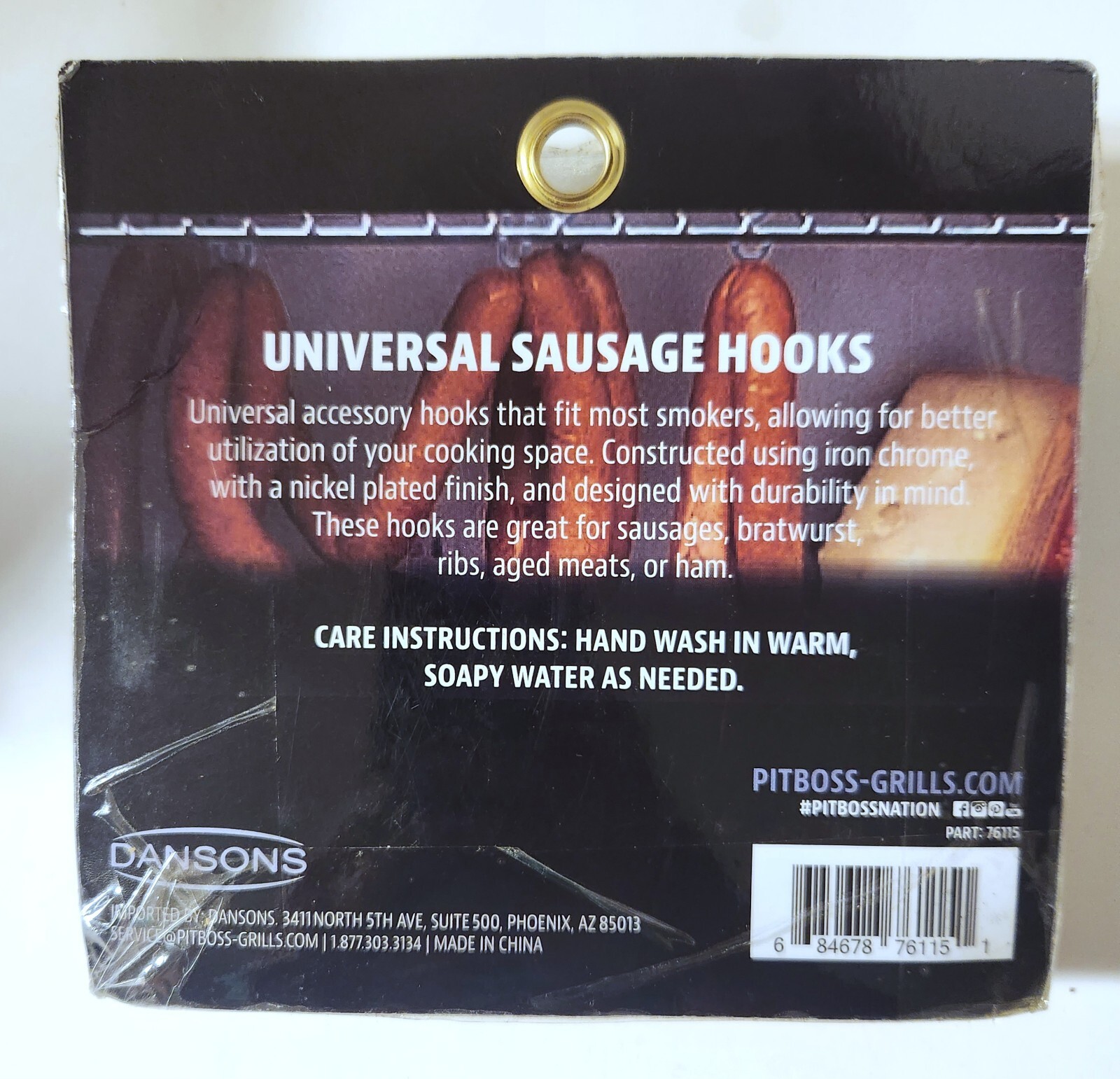 Pit Boss Universal Sausage Hooks 12 Hook Count NEW