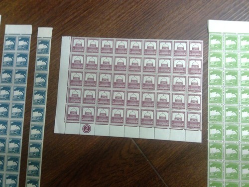 COLLECTION 1927-32 PALESTINE MNH STAMPS IN BLOCKS 2m 3m 4m 4m 7m - Picture 5 of 5