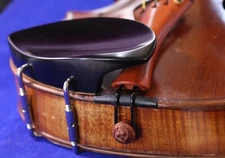 Violin Ebony Teka Style Chin Rest 4/4 with Standard Bracket