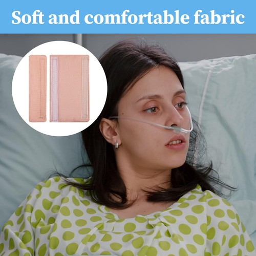 4 Packs Satin Nasal Cannula Ear Cushions Soft Nasal Oxygen Covers Cannula Ear... - Picture 3 of 7