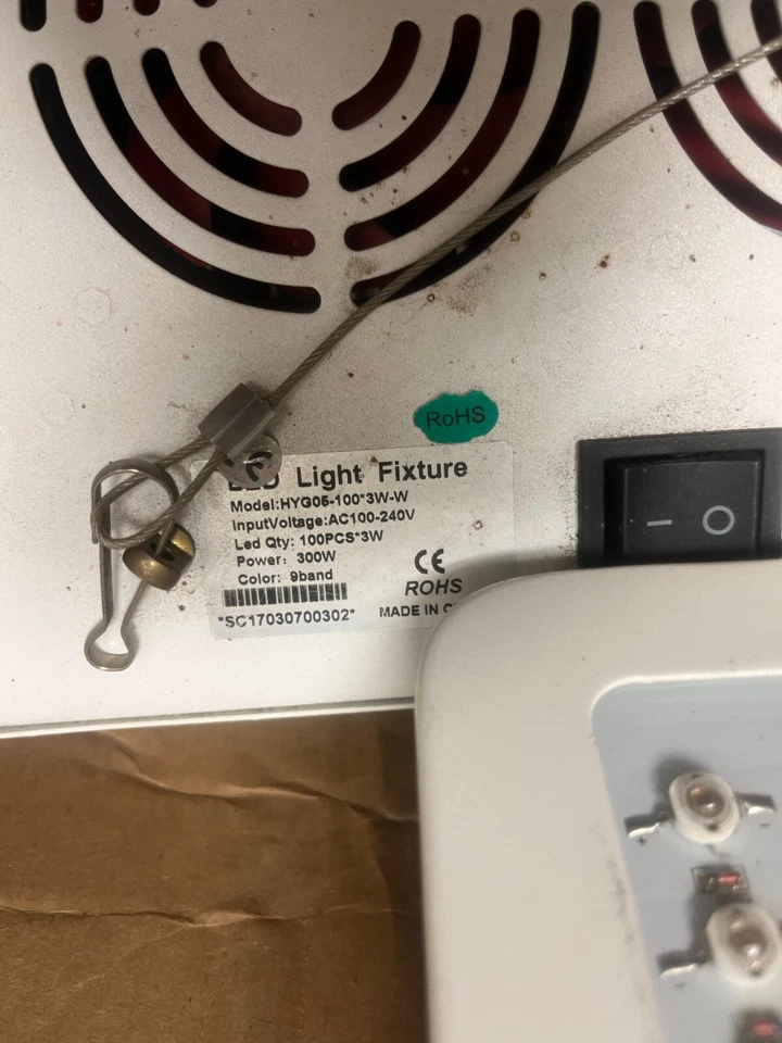 (4) Galaxyhydro LED Grow Lights LOT - Image 2 of 4